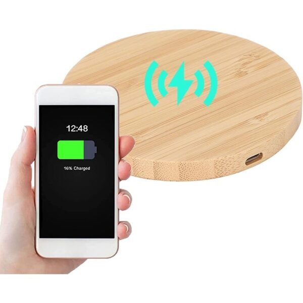 Bamboo Vertical Wireless Charging, Home, Office, Travel Universal, Dual-coil Design, Horizontal And Vertical Screen Can Be Charged, Compatible With All Kinds Of Wireless Charging Equipment - Image 6