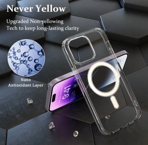 For Phone 15 14 Plus, Pro, Pro Max Case, Compatible With MagSafe, Shockproof Military - Grade Protection, Magnetic Phone Case For Phone 15 14 Plus, Pro, Pro Max, Classic Hybrid Case - Image 9