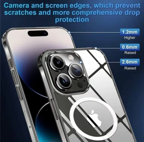 For Phone 15 14 Plus, Pro, Pro Max Case, Compatible With MagSafe, Shockproof Military - Grade Protection, Magnetic Phone Case For Phone 15 14 Plus, Pro, Pro Max, Classic Hybrid Case - Image 5