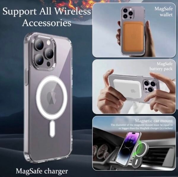 For Phone 15 14 Plus, Pro, Pro Max Case, Compatible With MagSafe, Shockproof Military - Grade Protection, Magnetic Phone Case For Phone 15 14 Plus, Pro, Pro Max, Classic Hybrid Case - Image 7